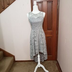 *Lined lace high/low dress, by Muadress gre…